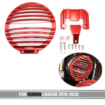 Motorkerékpár Fényszóró Rács Fény Védő Fedelet Őr Honda CB650R CB 650 R 2019 2020-Ig, Első Lámpa, Fényszóró Védő