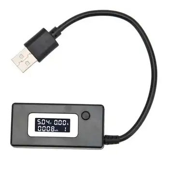 USB Feszültség Aktuális Teszter LCD Kijelző 50mA‑3500mA USB Multiméter 3‑15V 0.05 EGY‑EGY 3.50